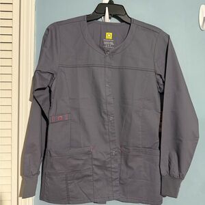 WonderWink Women's Gray Long Sleeve Top